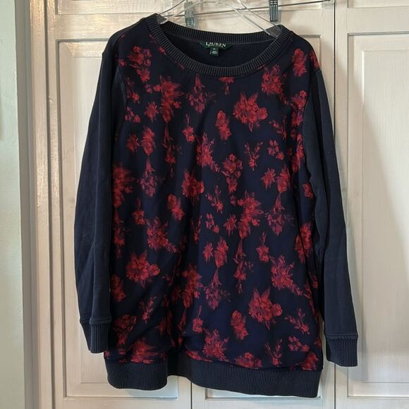 Ralph Lauren Floral Sweatshirt - Size 1X - Picture 7 of 7